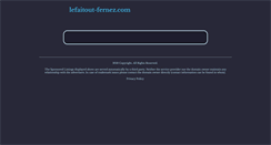 Desktop Screenshot of lefaitout-fernez.com